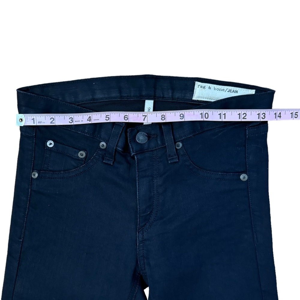 Rag & Bone‎ The Legging Winter Casual Mid Rise Chic Skinny Jean in Midnight - Picture 12 of 13